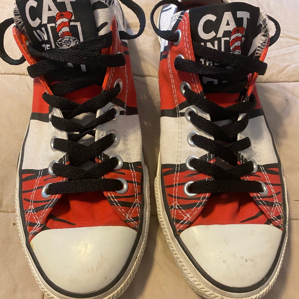 Cat in the Hat Converse All Stars Sz 9